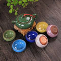 Colorful Ice Crack Glaze Tea Set - Ceramics